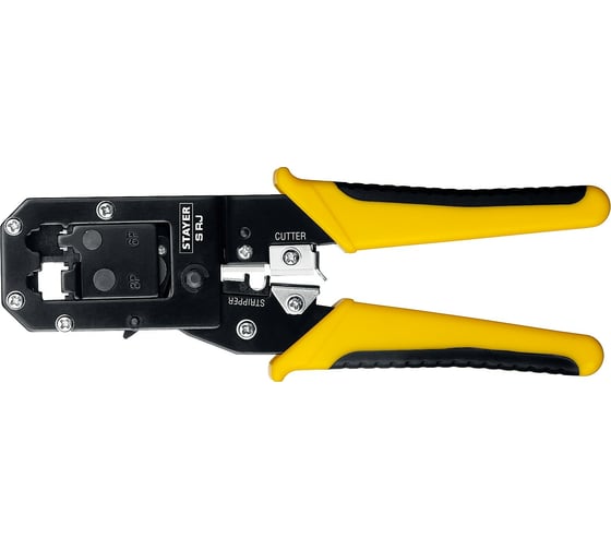 Изображение товара Универсальный кримпер Stayer Professional RJ45, RJ11/RJ12 22652