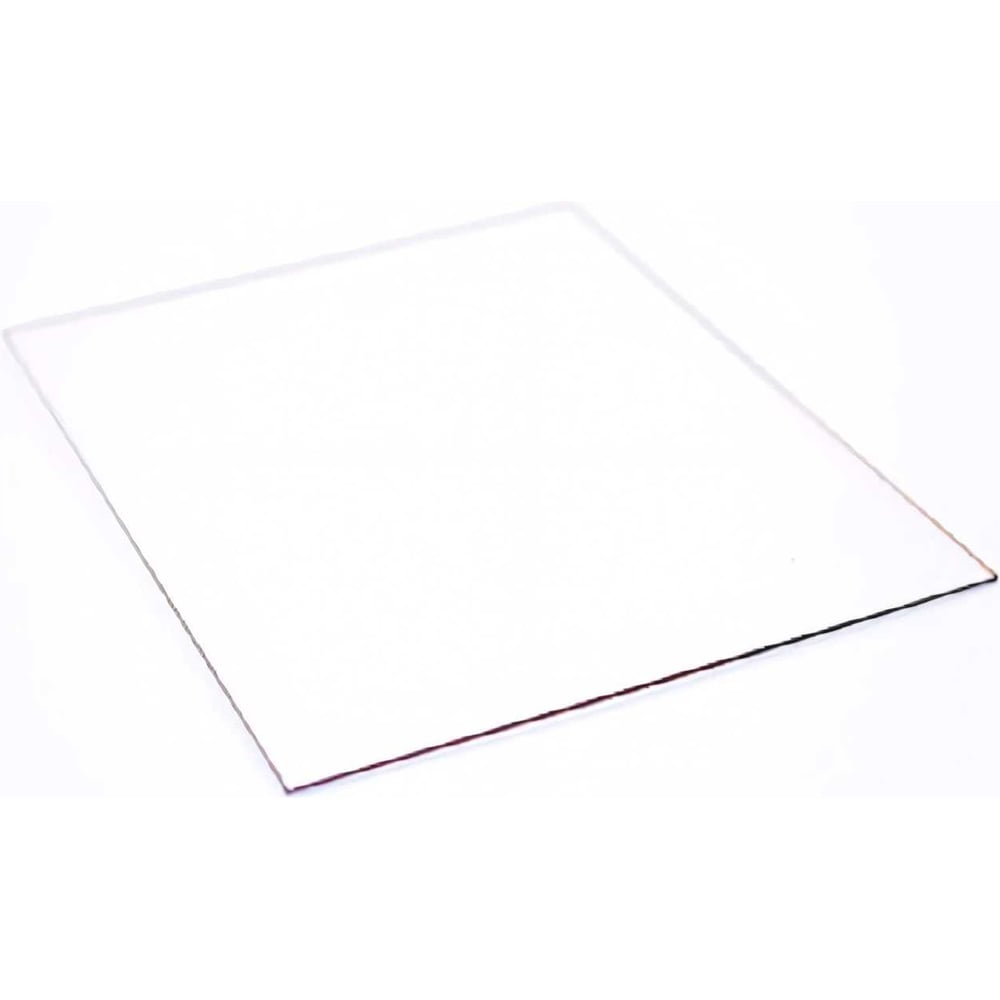 Изображение товара Защитная пластина из поликарбоната 125x106x1 мм для защиты стекол и дисплеев