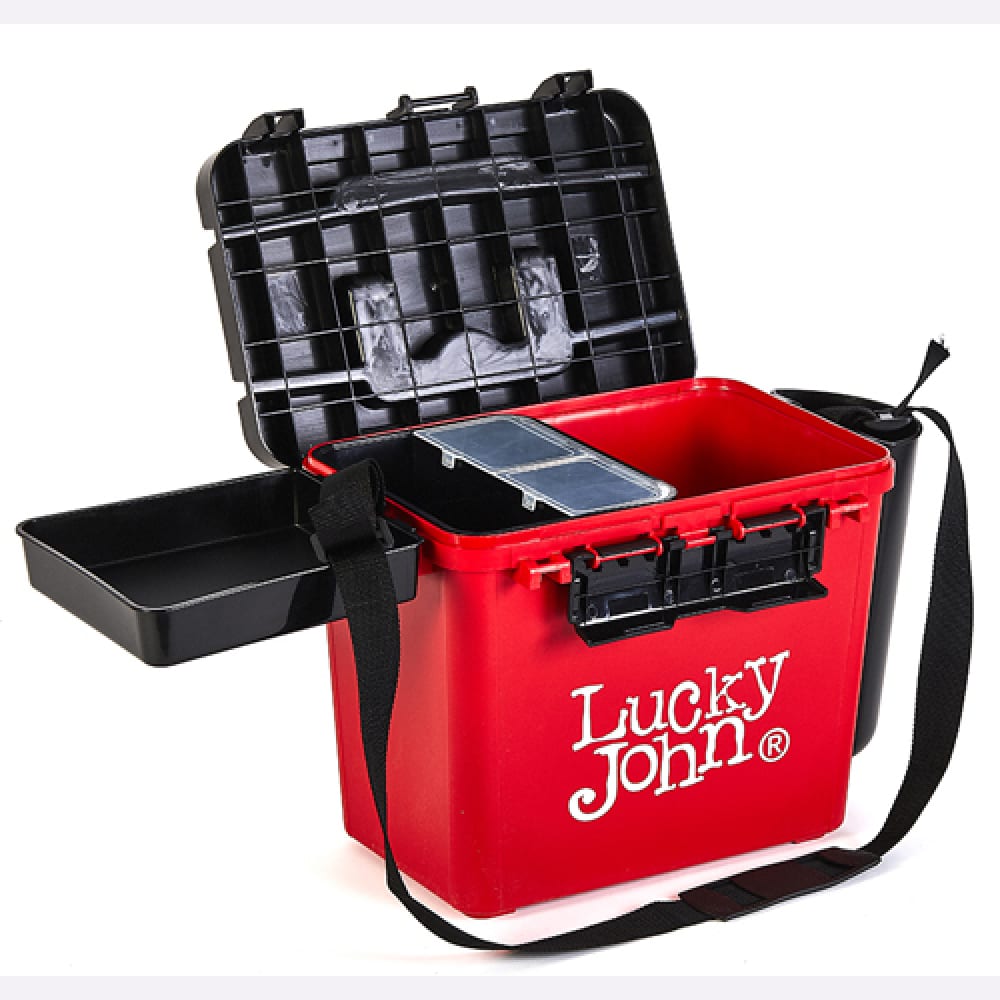 ящик художника pinax sb 5 с ячейками и пеналом для кистей и красок с палитрой бук Зимний рыболовный ящик Lucky John