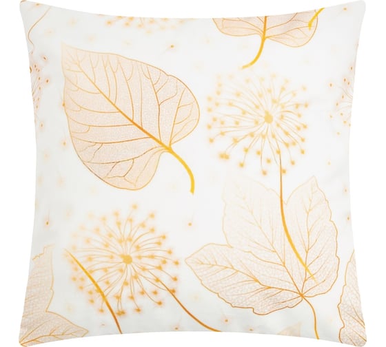 Изображение товара Чехол на подушку Этель Листики 40х40 см, 100% полиэстер 9164010