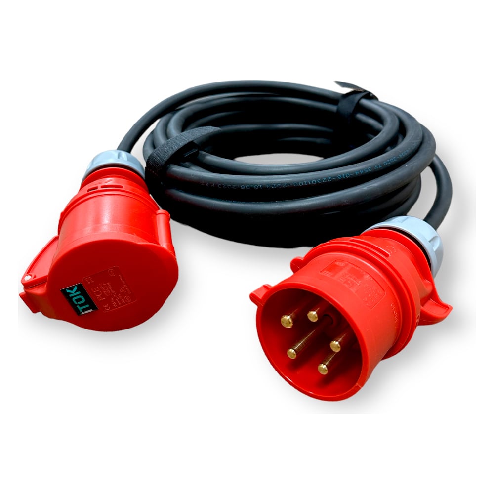 Изображение товара Промышленный удлинитель iTOK типа КГтп-ХЛ 5х2,5 мм 16А 380В IP44 20 м