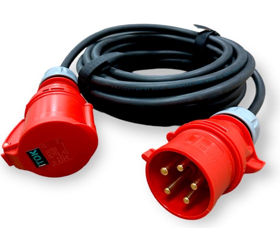 Изображение товара Удлинитель силовой iTOK тип SUS серии iCONNECT PRO промышленный трехфазный КГтп-ХЛ 5х2,5 мм 16А 380В 3P+N+E IP44 ГОСТ 10 м i-CONNECT-PRO-SUS-KG-325-VR-380-5-44-10