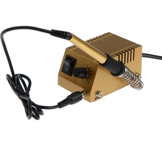 Изображение товара Паяльная станция ТУНДРА медное жало, 50 - 400C, 12 Вт 6960429