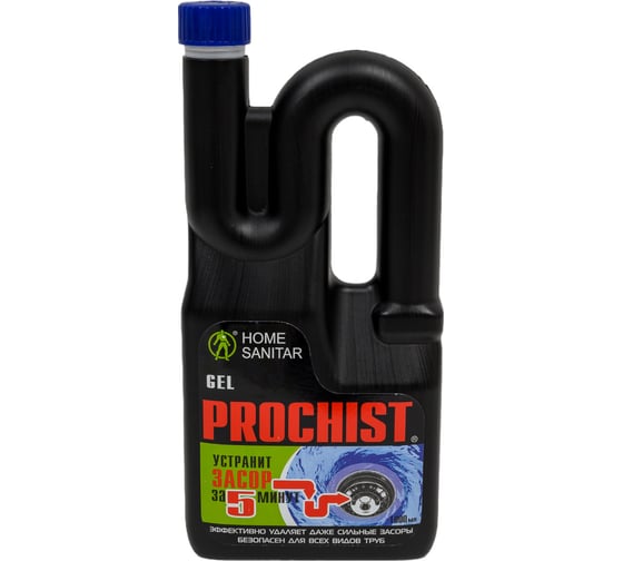 Изображение товара Гель для быстрой очистки канализации Биосейв HOME SANITAR "PROCHIST" 1000 мл HS 101