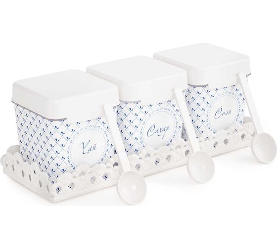 Изображение товара Набор емкостей ЗПИ Альтернатива Флорель 1,2л на подставке М4724