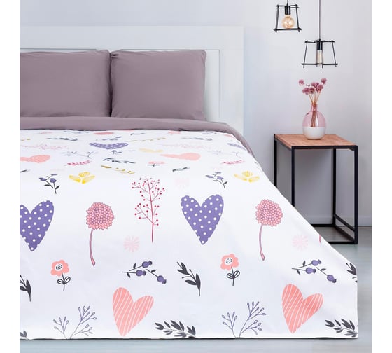 Изображение товара Покрывало Этель Flower garden, 200х215 см, 100% хлопок 5248201