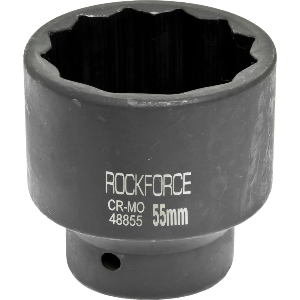 фото Головка торцевая 12-гранная ударная (55 мм; 75 мм; 1"dr) rockforce rf-48855