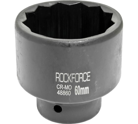 Изображение товара Головка торцевая 12-гранная ударная (60 мм; 80 мм; 1"DR) ROCKFORCE RF-48860(27146)