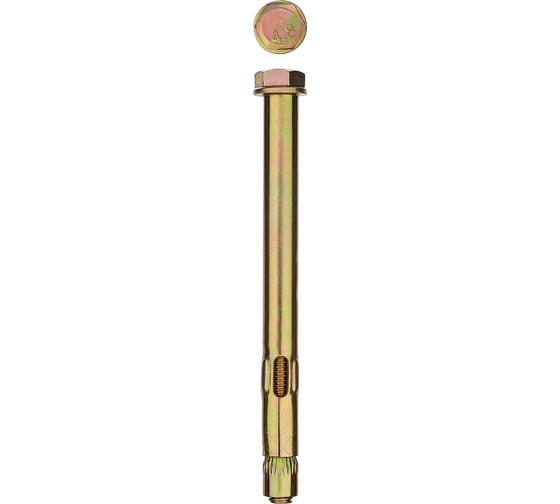 Изображение товара Анкерный болт Зубр 10 x 80 мм, 40 шт, желтопассивированный, Профессионал 302312-10-080