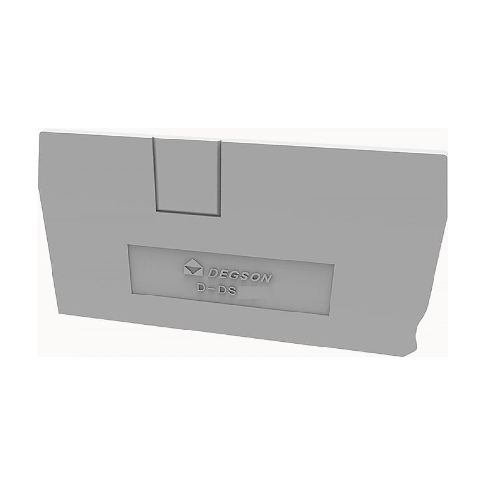 Изображение товара Концевая пластина для ds10 Degson серая, 250 штук D-DS10-01P-11-00Z(H)