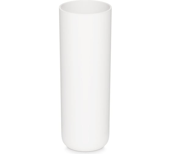 Изображение товара Ваза для цветов ЗПИ Альтернатива диаметр 90мм, высота 255мм белый М8527