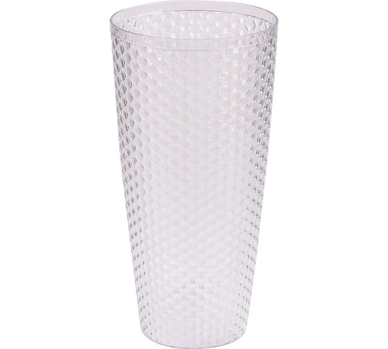 Изображение товара Ваза для цветов ЗПИ Альтернатива Мозаика люкс диаметр 150мм, высота 305мм прозрачный М7521