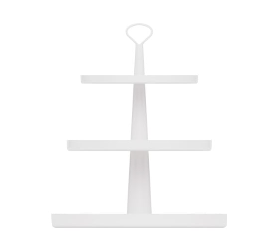 Изображение товара Фруктовница ЗПИ Альтернатива Феерия 3-х ярусная белый М8513