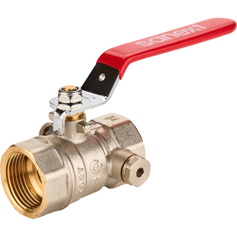 Изображение товара Шаровый кран SANEXT ГОСТ PN40 для подключения труб Ду 25 1