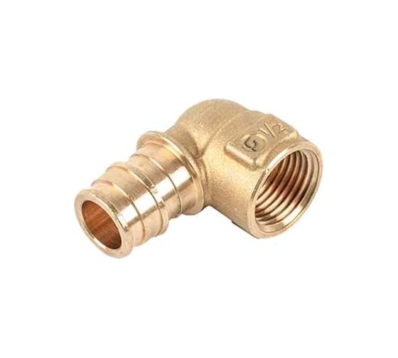 Изображение товара Угольник - переходник SANEXT латунный с внутренней резьбой, латунь 16мм х 1/2" Lite 49305