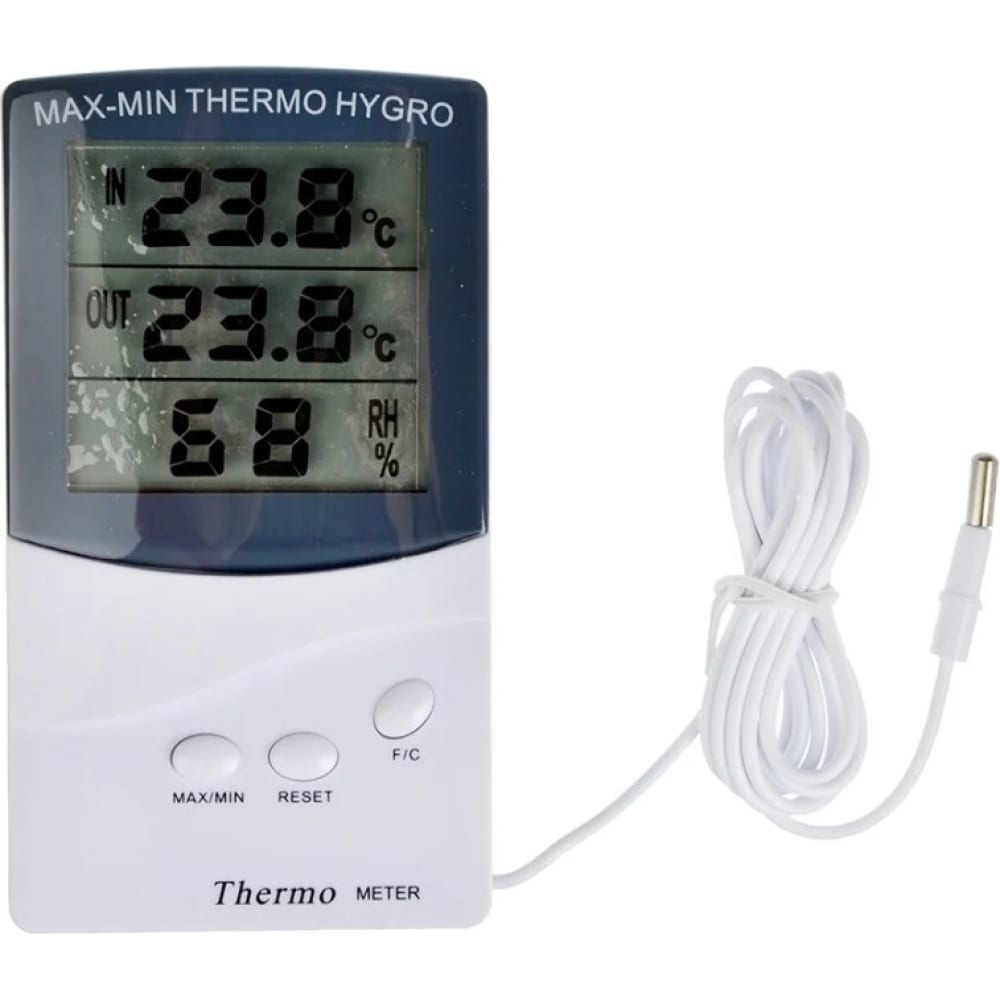 Электронный термометр Inbloom цифровой беспроводной комнатный наружный термометр с дистанционным датчиком