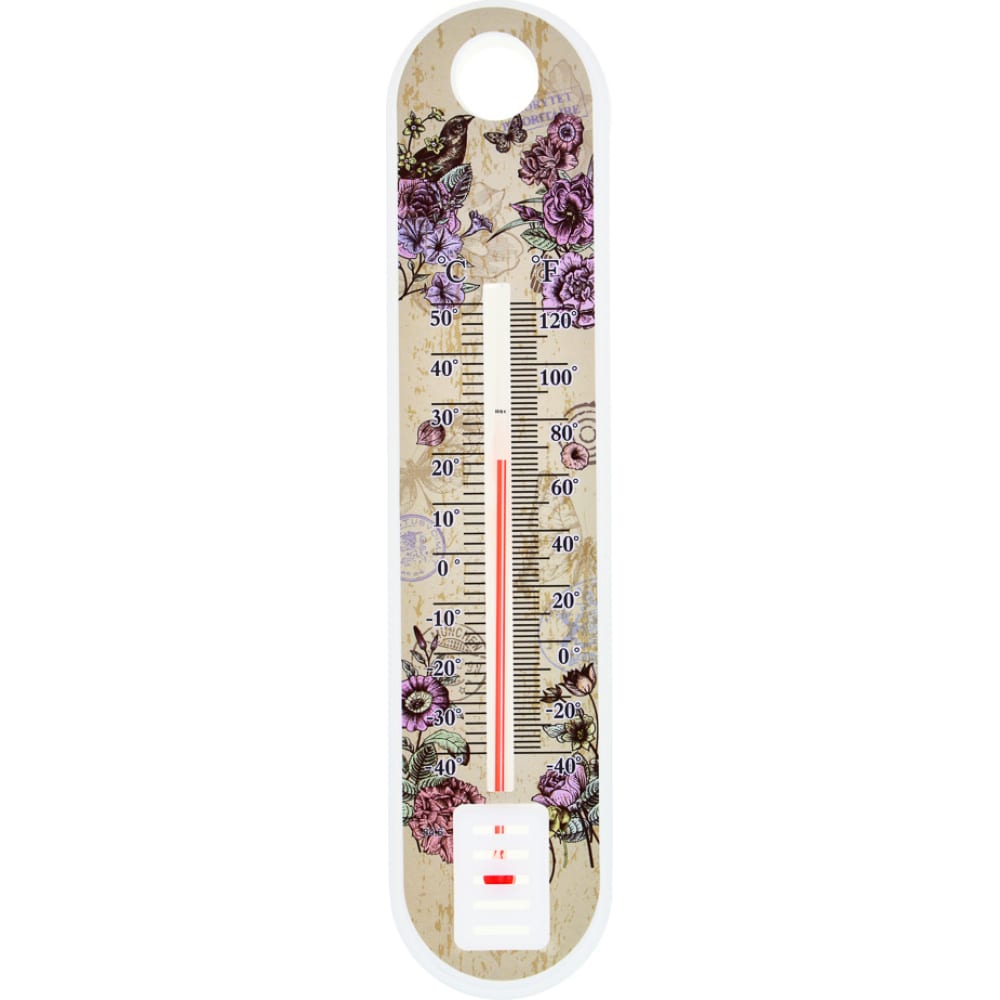 Комнатный термометр Inbloom термометр комнатный для измерения температуры воздуха комфорт от 0°c до 50°c 22 х 5 1 х 1 5 см