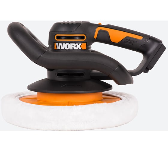 Изображение товара Аккумуляторная полировальная машина WORX 20 В, 254 мм, без АКБ и ЗУ, коробка WX856.9