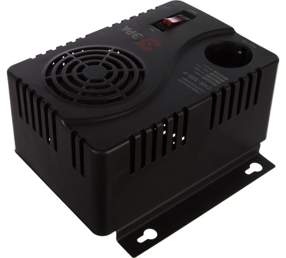 Изображение товара Компактный универсальный стабилизатор напряжения ЭРА СНК-500-У 160-260В/220В, 500ВА Б0031063