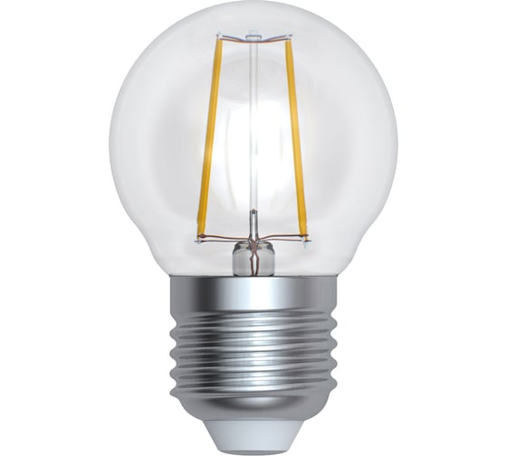 Изображение товара Светодиодная лампа Uniel Форма шар Серия Sky LED-G45-9W/3000K/E27/CL PLS02WH UL-00005174