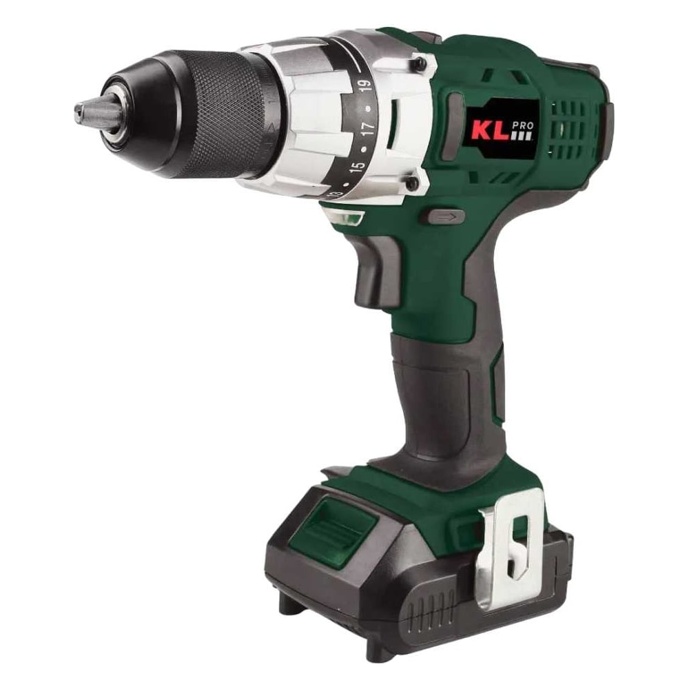 Изображение товара Аккумуляторный шуруповерт KLPRO 18 В / 2,0 Ач 11976 KLNM18-20