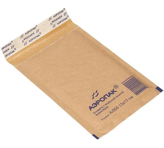 Изображение товара Крафт-конверт с воздушной прослойкой ООО Комус а000 130x170 мм, в упаковке 100 шт. 1715544