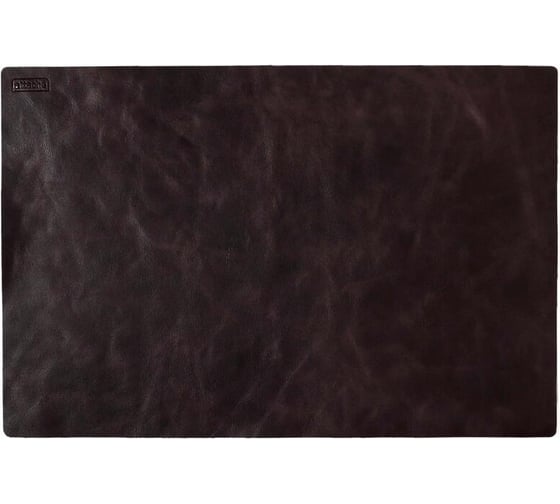 Изображение товара Коврик на стол Attache Selection 40x60 см, натуральная кожа, элегант, коричневый 1806335