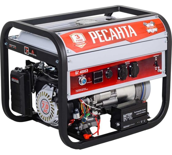 Изображение товара Электрогенератор Ресанта БГ 4000 Э 64/1/52