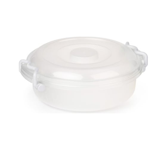 Изображение товара Контейнер ЗПИ Альтернатива 3л круглый с ручками прозрачный М6729