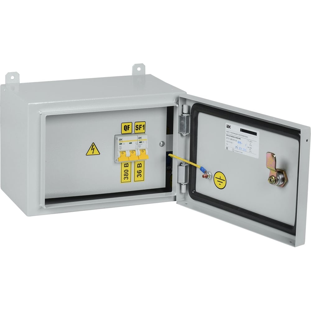 Изображение товара Ящик с понижающим трансформатором IEK ЯТП-0,25 400/36-3 IP54 навесной