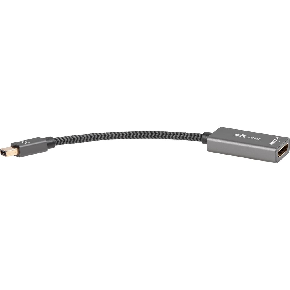 Изображение товара Адаптер Mini DisplayPort на HDMI 4K 60Hz Telecom 0.15m оплетка