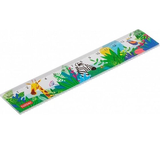 Изображение товара Пластиковая линейка Hatber 15x3см COLORA в пакете , 100 шт. 074027