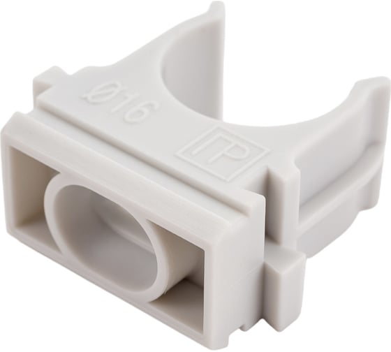 Изображение товара Крепеж-клипса для труб Промрукав Полистирол д16 10 шт. PR.02716м