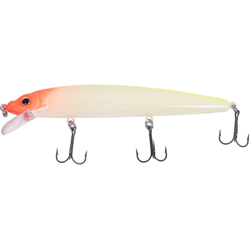 Изображение товара Воблер Strike Pro Alpha Minnow 115 Fluo Clown EG-033F для ловли хищной рыбы