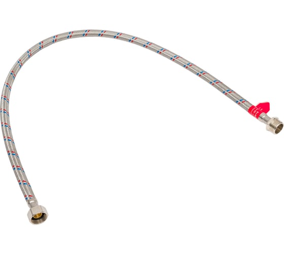 Изображение товара Гибкая подводка для воды СВК 1/2, 80см г/ш, сталь Н0000003208