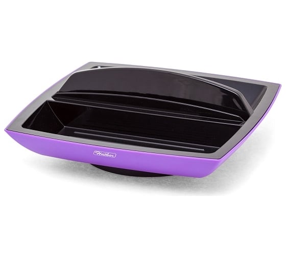 Изображение товара Настольная подставка Hatber ECO Комбинированная вращающаяся фиолетовая 049217