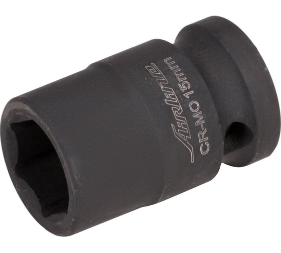 Изображение товара Головка ударная торцевая шестигранная (15 мм; 1/2" DR) Airline AT-IS12-08