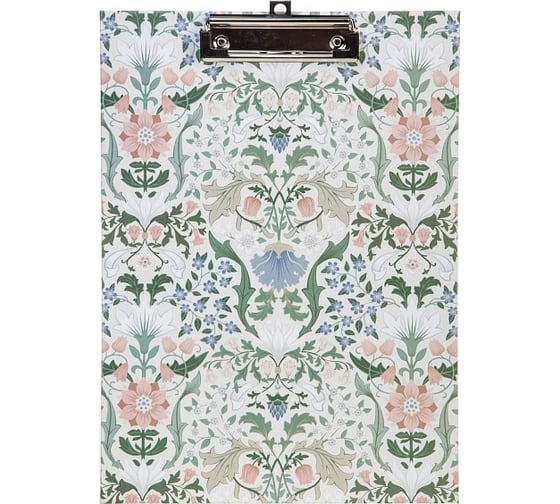 Изображение товара Папка-планшет Hatber А4 с металлическим зажимом, матовая ламинация Morris, 22шт. 080014