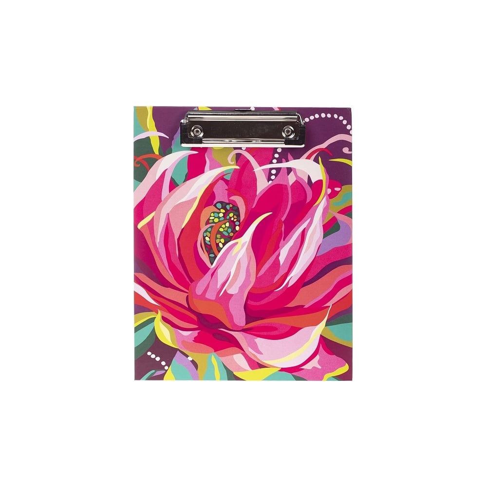 Изображение товара Папка-планшет Hatber А5ф с металлическим зажимом, матовая ламинация Blossom