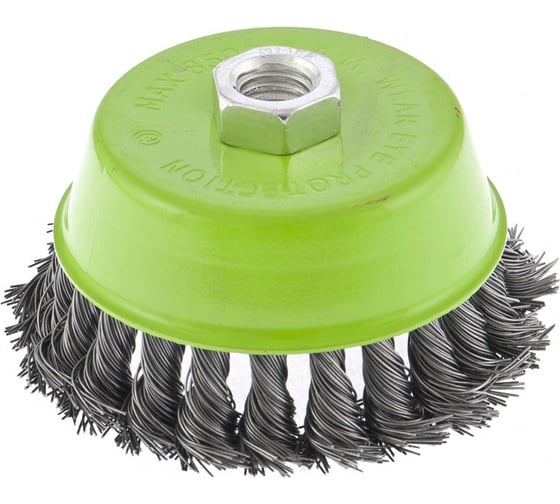 Изображение товара Щетка для УШМ (100 мм; М14; 0.5 мм) СИБРТЕХ 746287