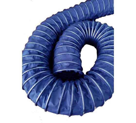 Изображение товара Воздуховод полимерный СL VINIL 100 мм, 10 м, CLIP, синий TEX 100/10Bl