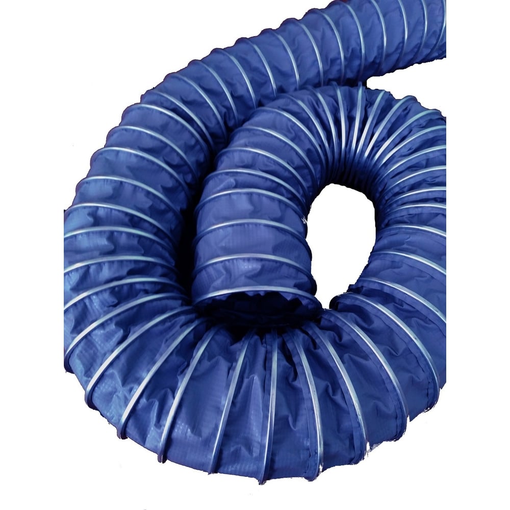 Изображение товара Воздуховод полимерный CL VINIL 120 мм, 10 м, TEX, синий, с антистатической обработкой