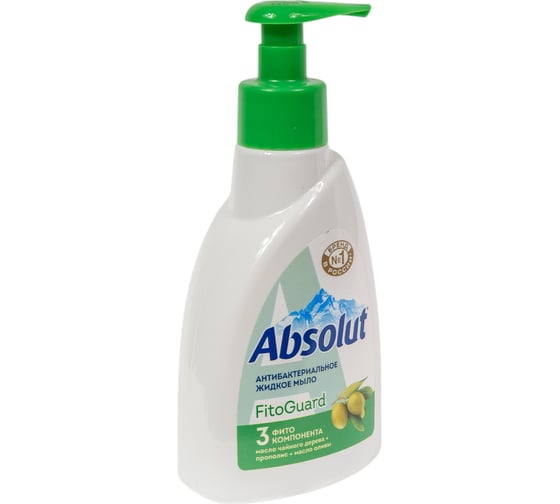 Изображение товара Жидкое мыло Absolut FitoGuard Белый чай и масло оливы, 250 г 5171/10