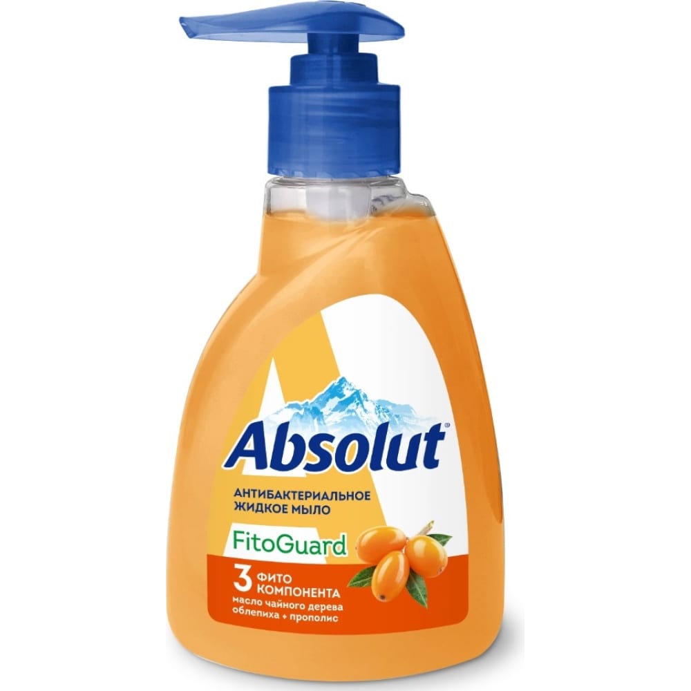Жидкое мыло Absolut мыло absolut 90г освежающее