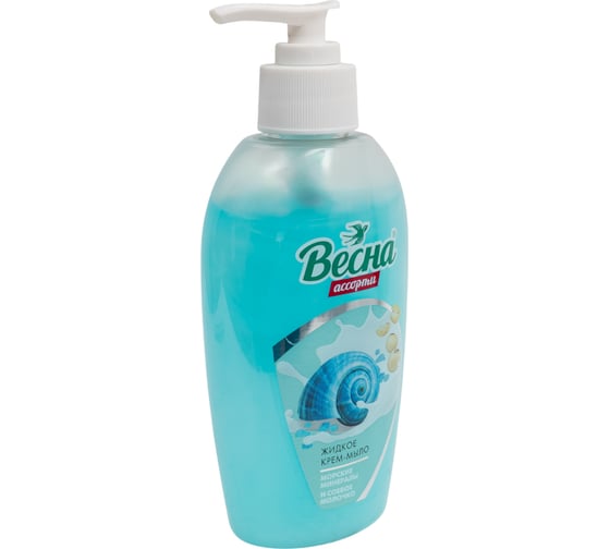 Изображение товара Жидкое мыло ВЕСНА Ассорти морские минералы и соевое молочко 280 г 5216