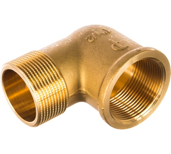 Изображение товара Угольник ELSEN 90 НВ 1 1/2 - 1 1/2 латунь EBF12.112