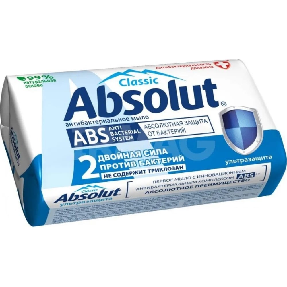 Твердое мыло Absolut мыло absolut classic освежающее 90 г
