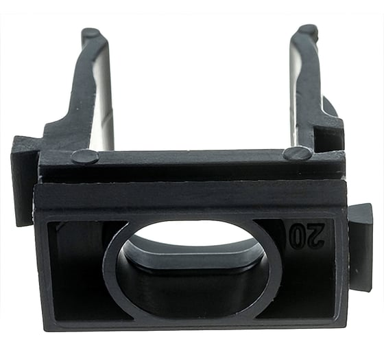 Изображение товара Крепёж-клипса для труб Промрукав Полистирол черная д16 100 шт. PR.02716ч