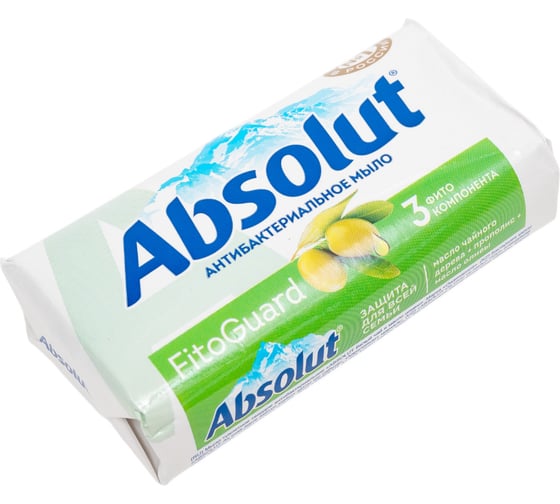 Изображение товара Твердое мыло Absolut FitoGuard" Белый чай и масло оливы 6162