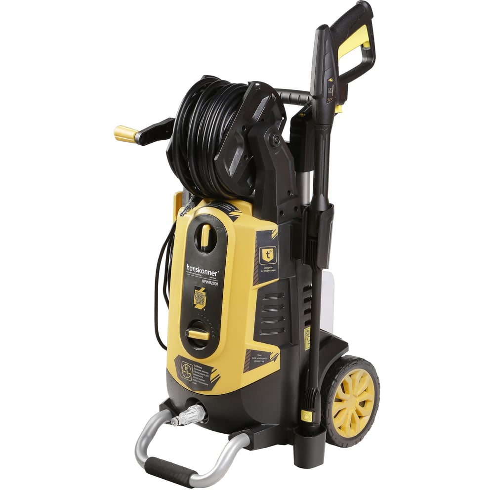 Изображение товара Мойка высокого давления Hanskonner HPW9230I бытовая 3 кВт, 130 бар, пеногенератор